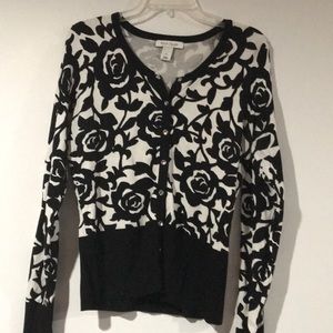 Black and white sweater